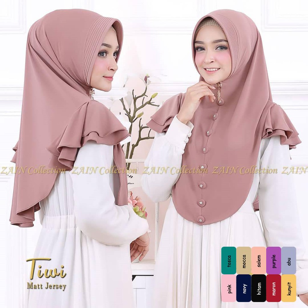 Jual Selma Jilbab Instan New Arival Jilbab / Khimar Instan / Grosir