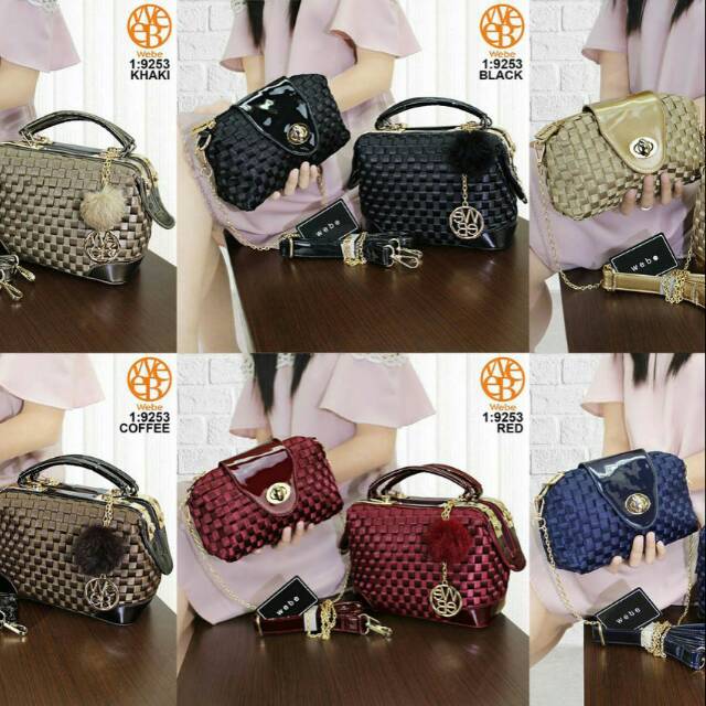TAS MEREK WEBE SET
SERI: 9253
KUALITAS: SEMPREMIUM