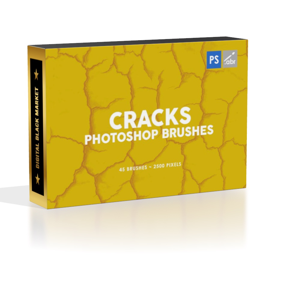 45 Cracks - Photoshop Stamp Brushes