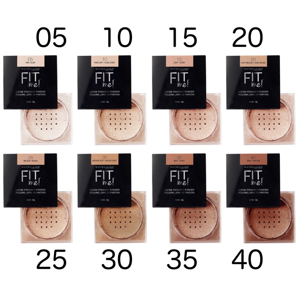 Maybelline Fit Me Loose Finishing Powder Foundation Make Up - 15 Light (Matte Foundation)