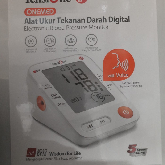 Tensimeter Digital Onemed 1A/Tensione 1A dilengkapi suara Onemed