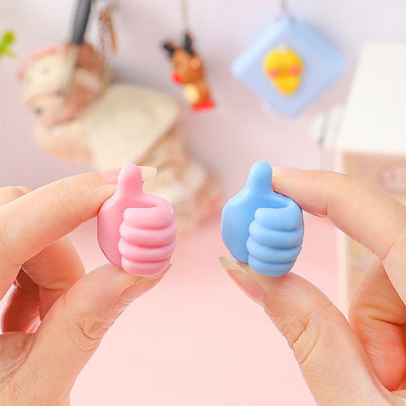 VS BG - SALE Klip Holder Kabel USB Bentuk Jempol Tangan Kreatif