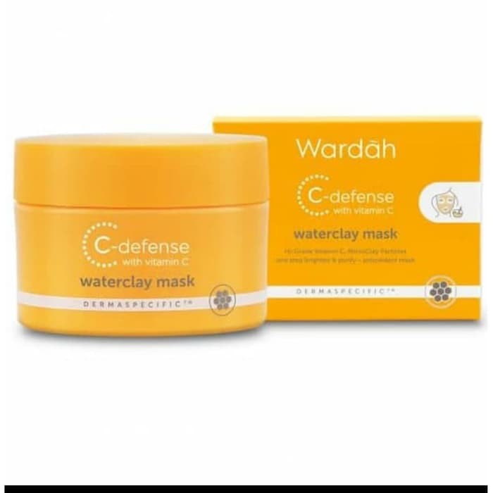 ❤️Glamouroseshop❤️ Wardah C-Defense Waterclay Mask 30gr