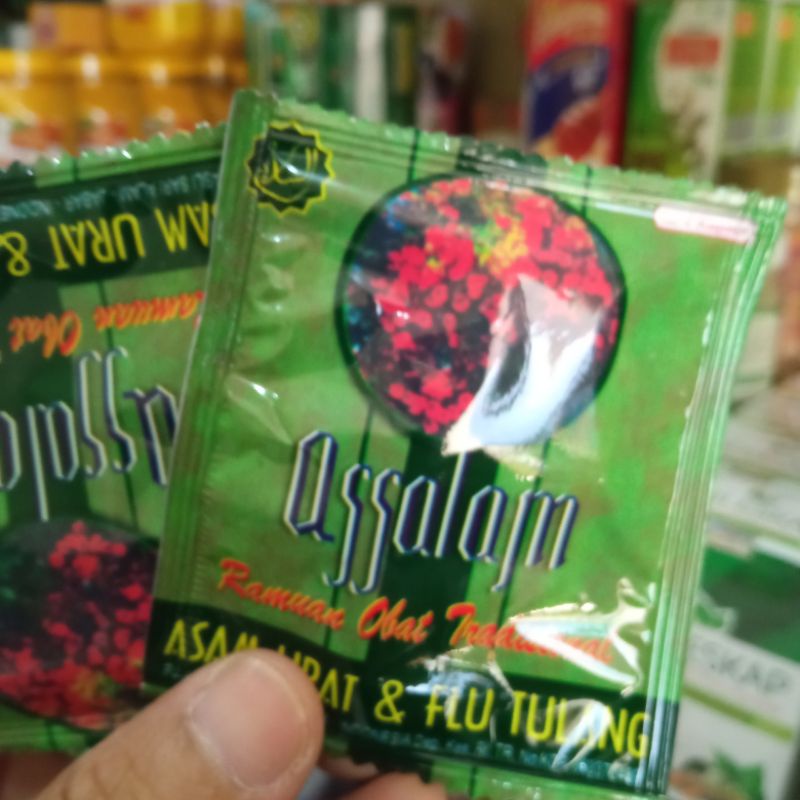

ASSALAM ORIGINAL BOX LEBAR mengobati asam urat,rheumatik,flu tulang,nyeri persendian,pegal linu,dll