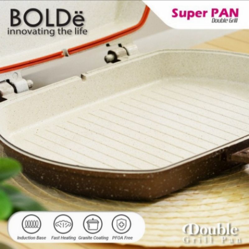 BOLDe Super Pan Double Grill 30 cm - Gold