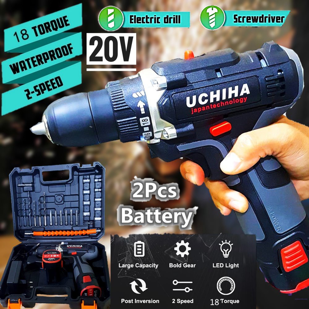 promo mesin bor tanpa kabel obeng baterai elektrik charger ces co