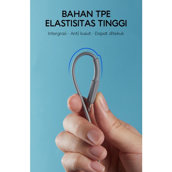 GARANSI 1 TAHUN KEBAL DATA VIVAN CTL100 FOR IPHONE FAST CHARGING 2,4A MINI TUBE