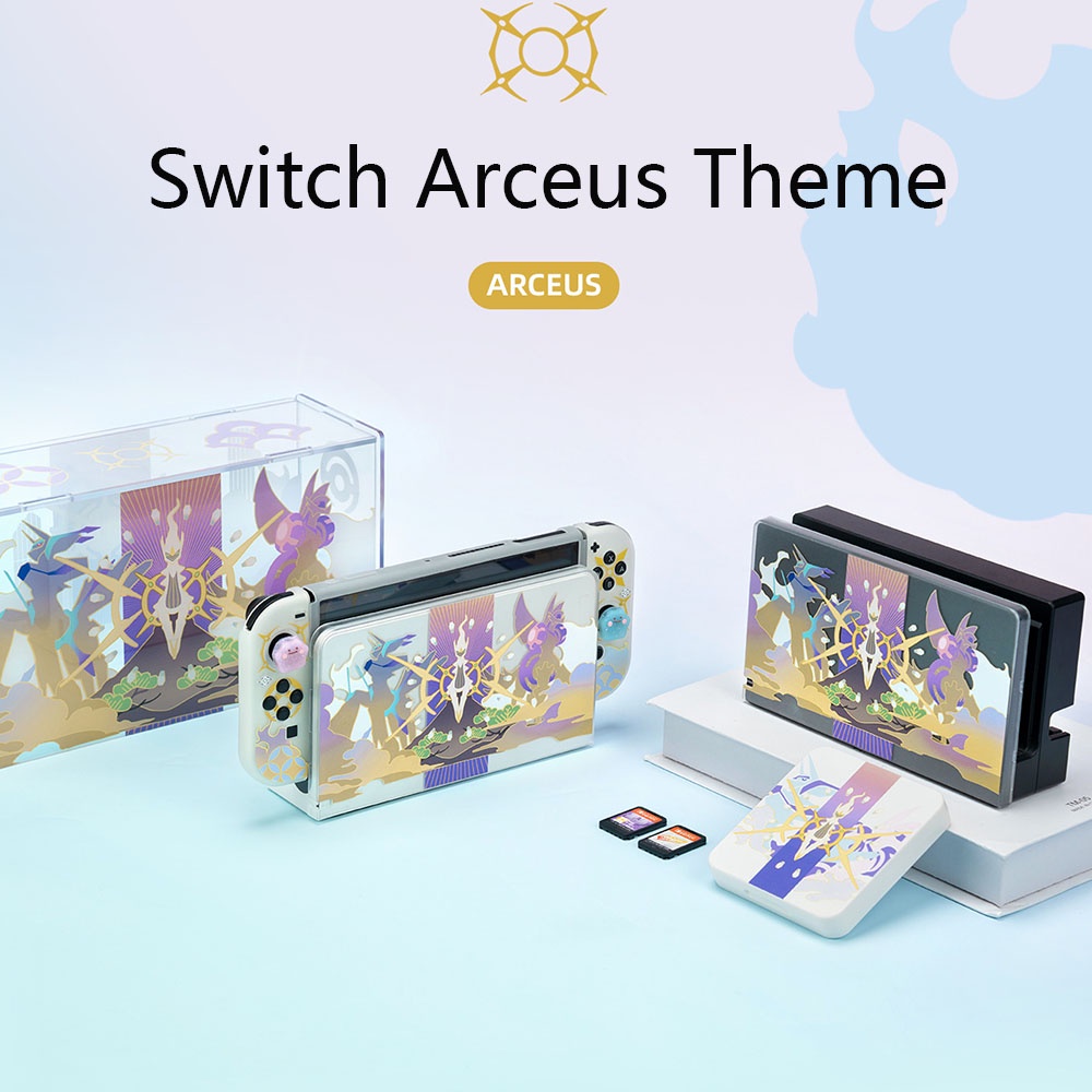 Arceus Case Kotak Kartu Nintendo Switch V1 V2 OLED Anti Debu Tema Arceus