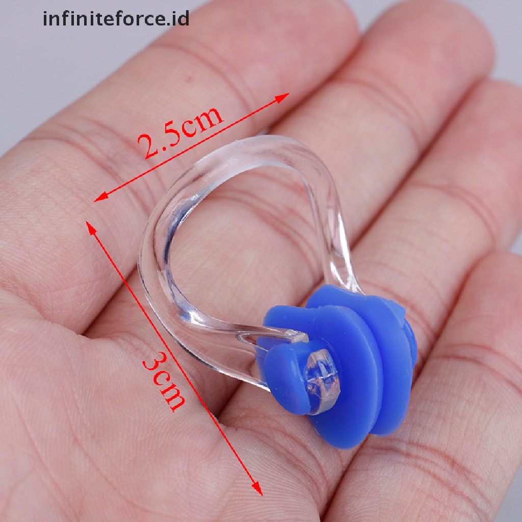 (infiniteforce.id) 2pcs Klip Penjepit Hidung Bahan Silikon Untuk Berenang