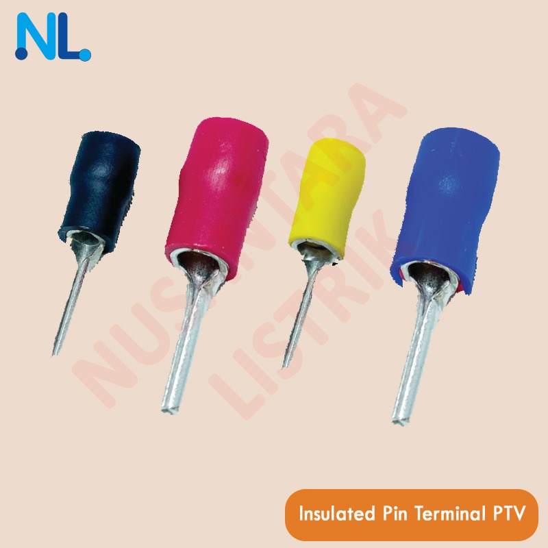Skun Insulated Pin Terminal (Skun Tusuk) PTV - 2-12
