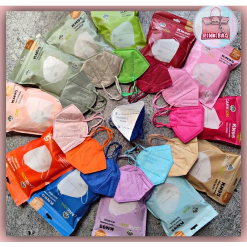 MASKER KN95 PRO EARLOOP CAREION 5ply POLOS WARNA WARNI ISI 10 | MASKER KN95 CAREION PRO 5PLY DEWASA ISI 10 pcs | MASKER 5PLY DEWASA PREMIUM | MASKER DUCKBILL HYBRID KN95 PRO | MASKER 5PLY EARLOOP DEWASA