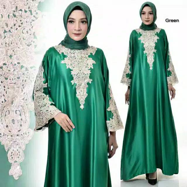 KAFTAN INNARA ZAFINA KAFTAN CANTIK PREMIUM PAYET BORDIR GAMIS FASHION MUSLIM BEST