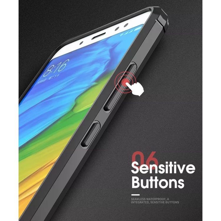 PROMO 2in1 Case Ipaky XIAOMI REDMI NOTE 10 Pro Soft Case Carbon iPaky Free TEMPERED GLASS Full Cover Black