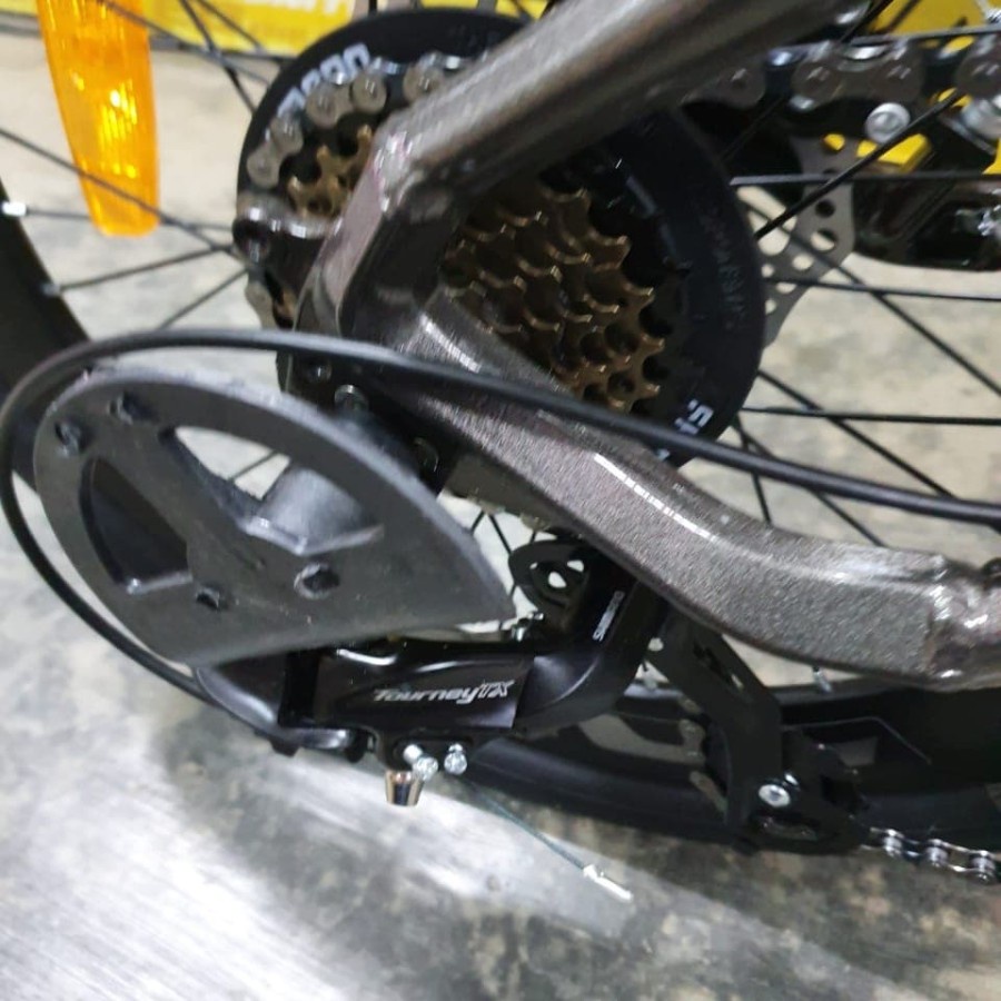 Sepeda Lipat RUBICK GYRO 20 inch 8 speed Grey