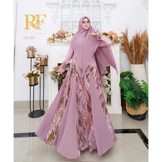 Elin Syari by RF Fashion by Rayhan Dusty Pink Ceruty