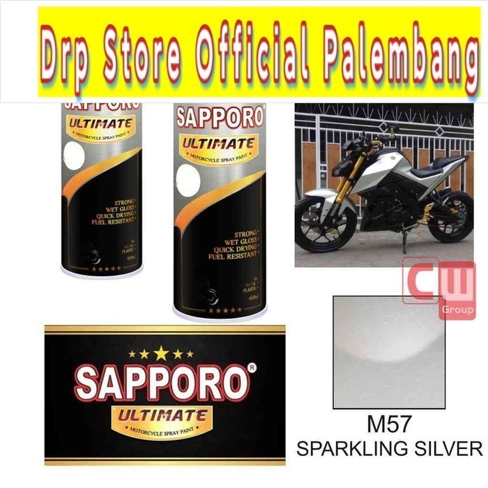 SAPPORO ULTIMATE M57 SPARKLING SILVER - CAT SEMPROT SAPORO