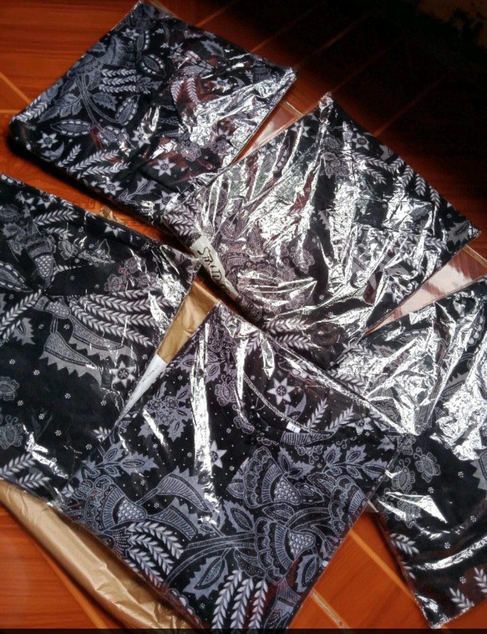 Batik Couple Keluarga Sania Ruffle Ori Ndoro Jowi Dnt Motif Manggar Abu