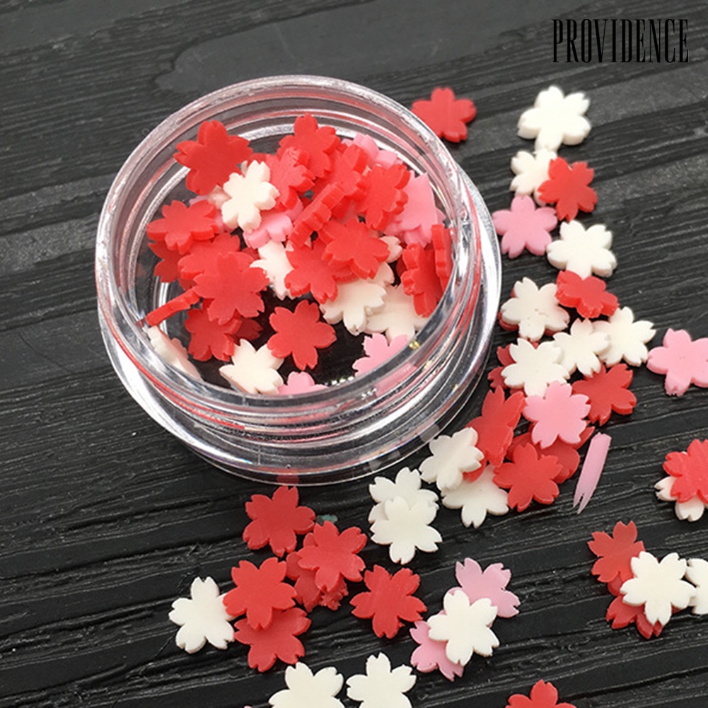 Providence Polymer Clay 3D Nail Art Fruit Slice Flower Petal Love Heart DIY Decoration