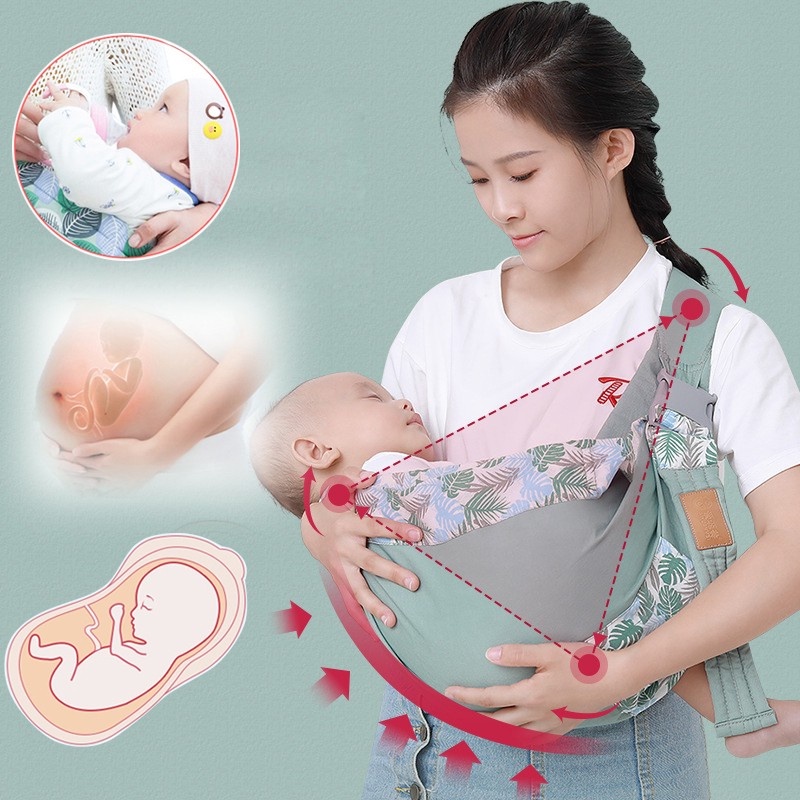 【Debora Mall】Gendongan Bayi Depan 2in1 Multifungsi Baby Carrier Atau Sebagai Penutup Menyusui  Geos Gendongan Bayi Samping