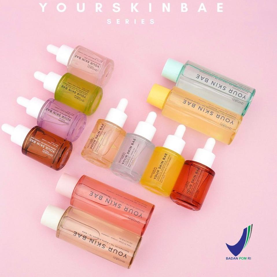 J76Q AVOSKIN YSB Your Skin Bae Serum/ Toner | Niacinamide/ Salicylic/ Hyacross/ Collagen/ Alpha Arbu