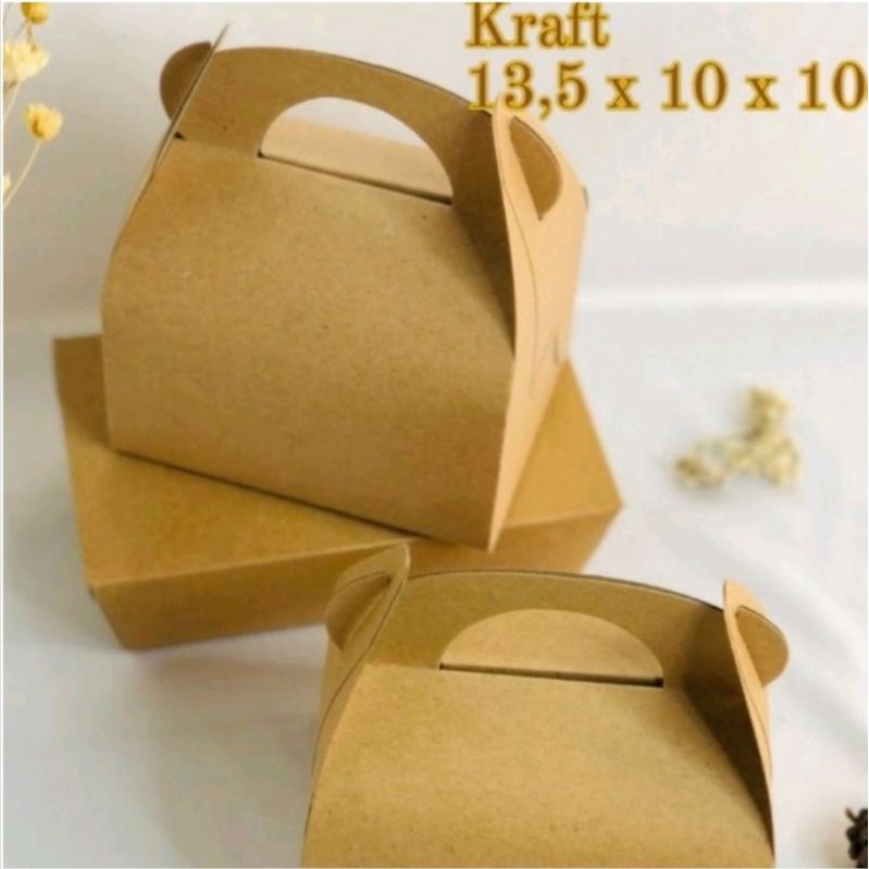 

Gable Box S 13.5x10x10/ 16×9×11 bisa untukbox topleskotak souvenir box hampers dl isi 12l