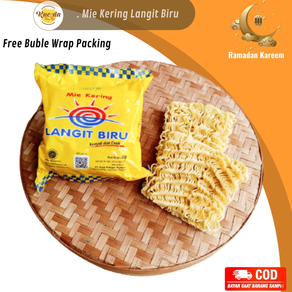 

Mie Telur / Mie Kering Langit Biru 2 Pcs KACIDA