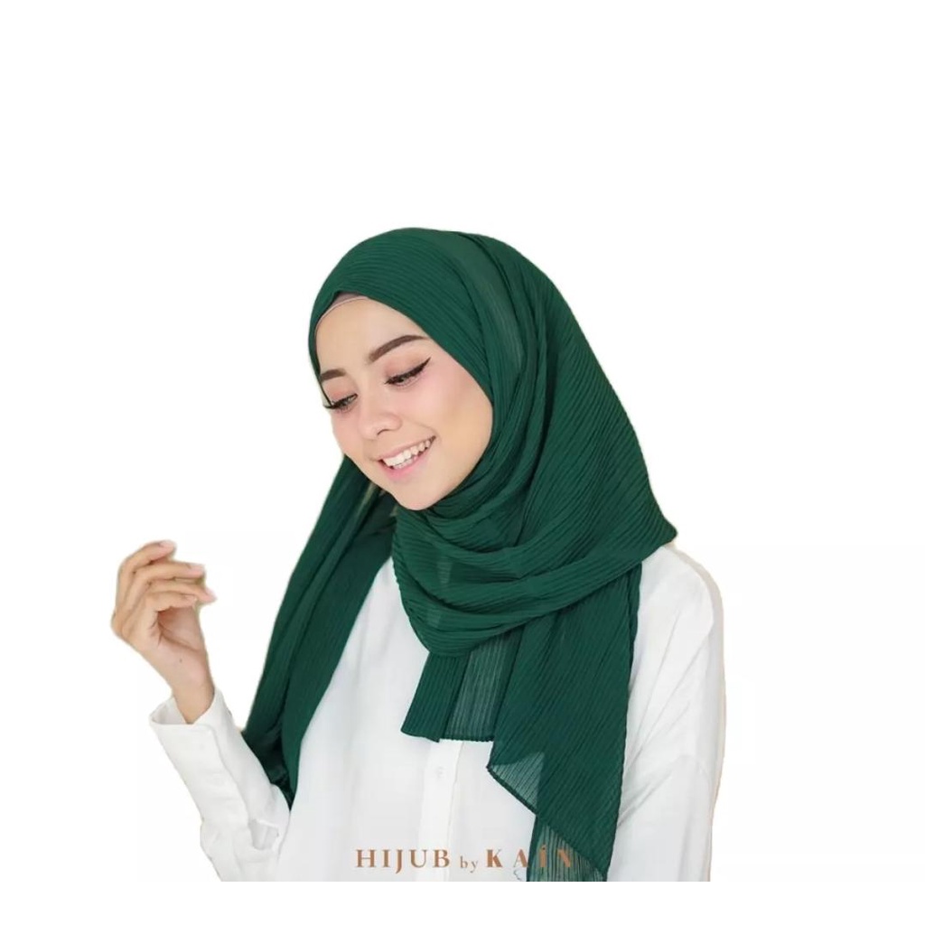 Jilbab Pashmina Plisket Ceruty Diamond 1000% Asli Beli 1 Pcs Hadiah 1 Pcs Kualitas Super Premium Ker