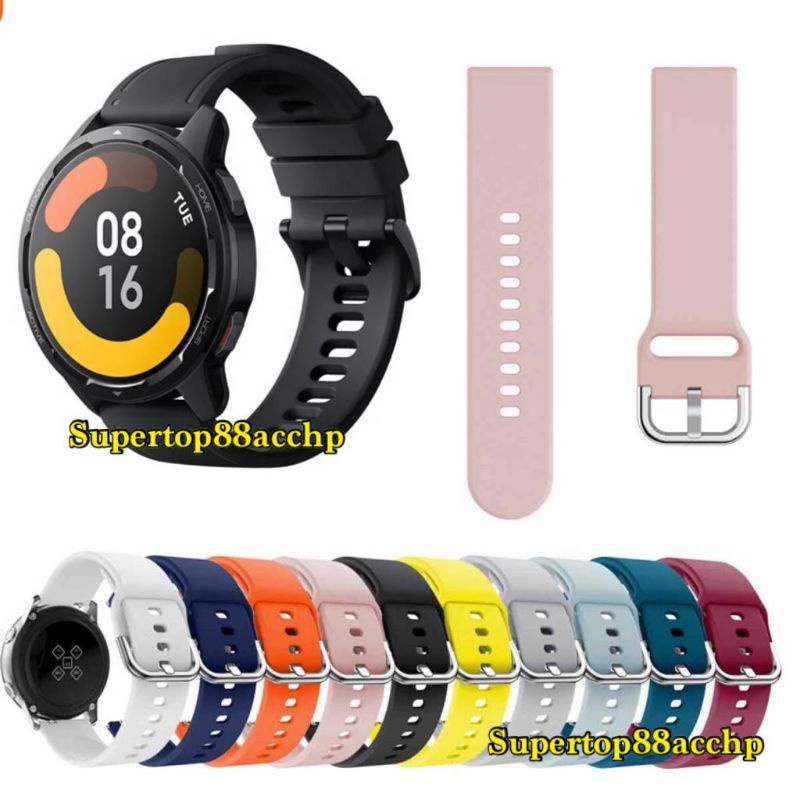 Strap Xiaomi Watch S1/S1 Active Tali Jam Rubber Colorful Buckle Model Active