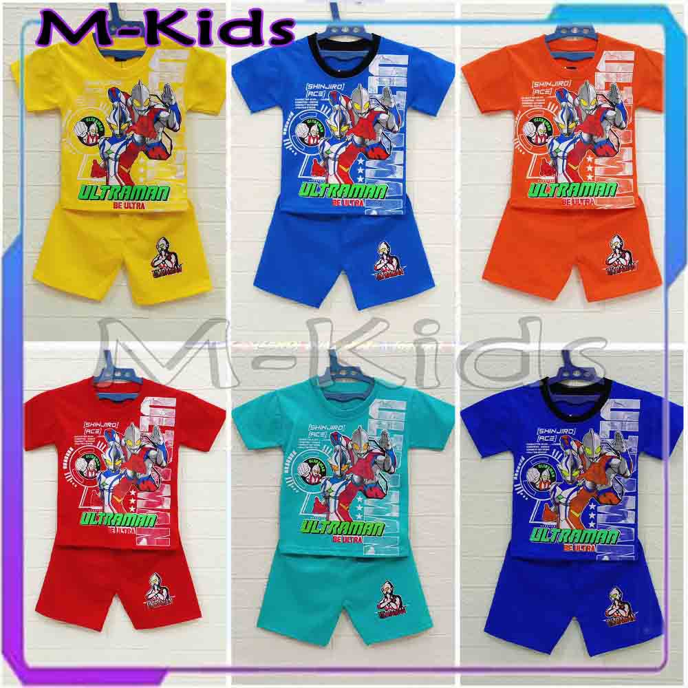 MKids88 - Baju Setelan Anak Laki-Laki Superhero ULTRAMAN