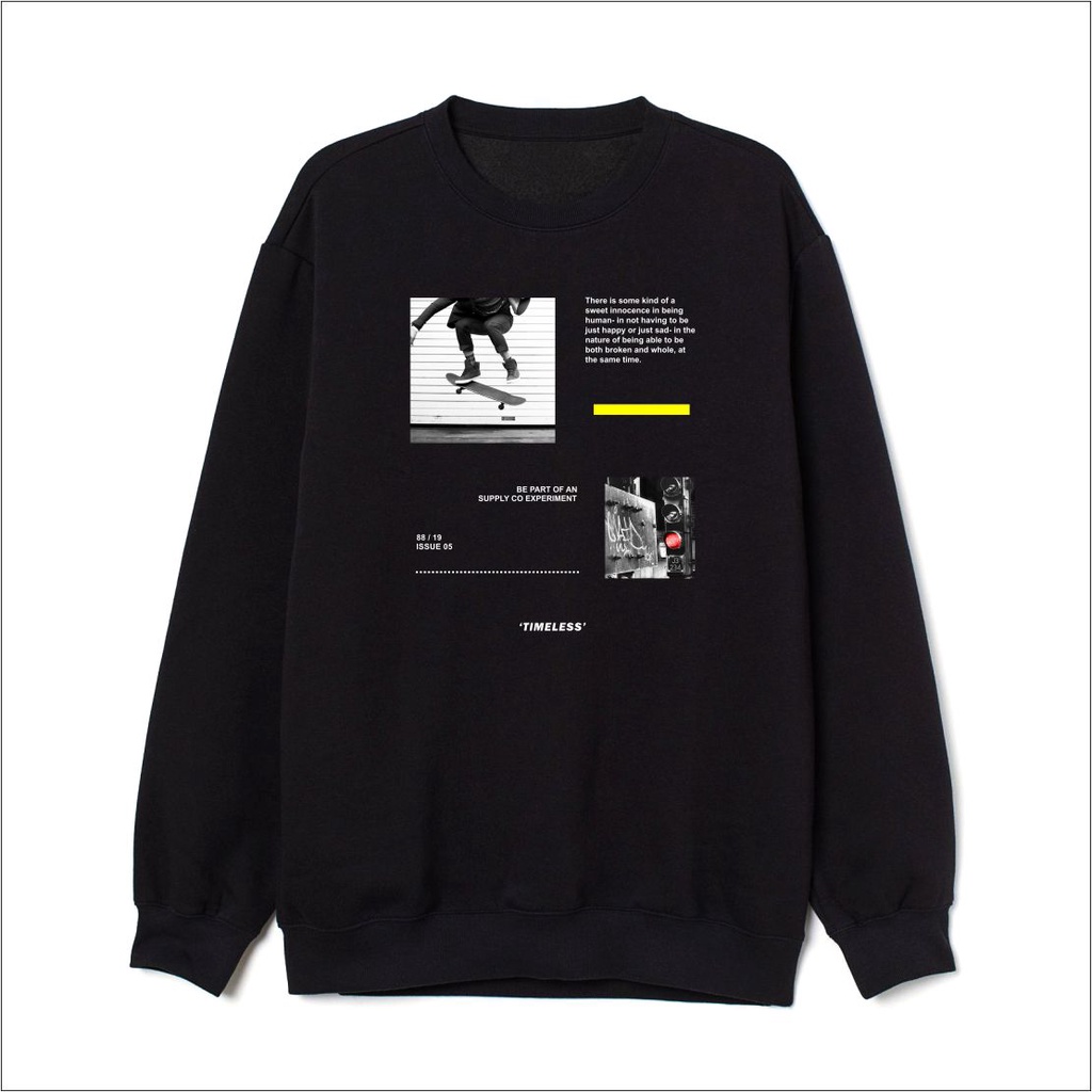 CREWNECK SWETHSIRT PRIA/SWEATER OBLONG STOCK REDY