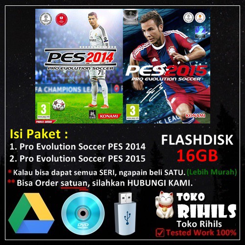 PES 2014 dan 2015 Game PC Laptop