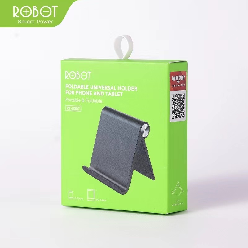 Robot RT-US07 Foldable Universal Stand Holder Phone Tablet Dudukan Hp Dan Tab