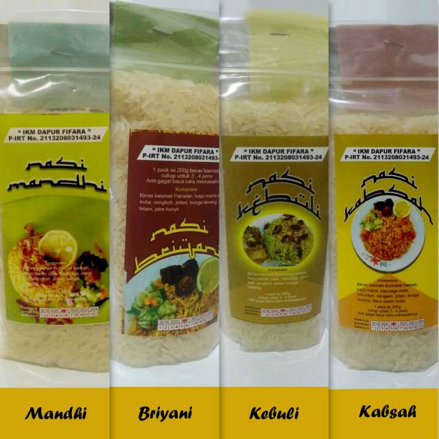 

Nasi kebuli lengkap dengan bumbu