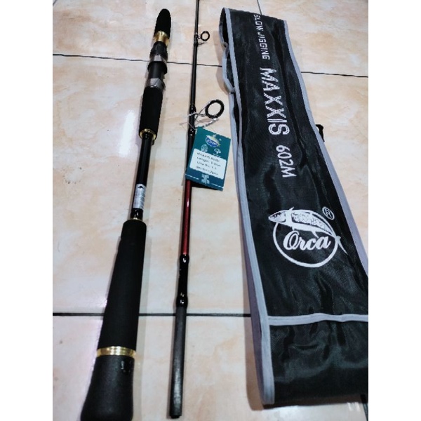Joran ORCA maxxis 602M,602 MH jigging fuji