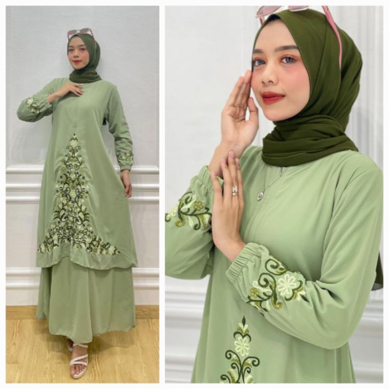 gamis bordir gamis malaysia gamis melayu gamis bordir gamis couple gamis raya gamis lebaran gamis te