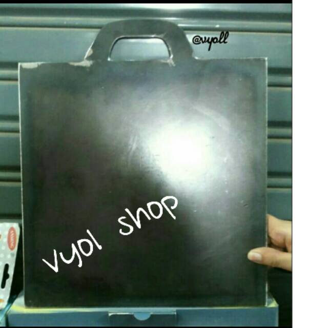 Plat roti bakar 30cm/Wajan roti bakar/alat panggang sosis bakar/wajan kebab/burger/panggangan daging