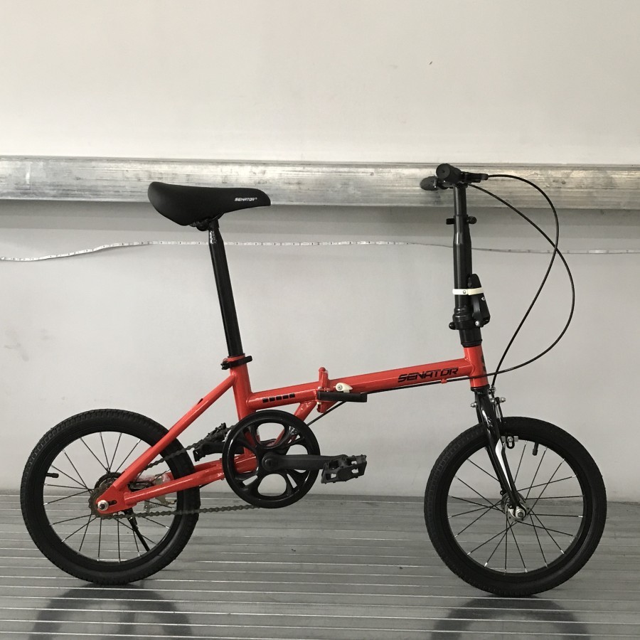 Sepeda Lipat 16 inch Senator Folding Bike - 1 speed-4