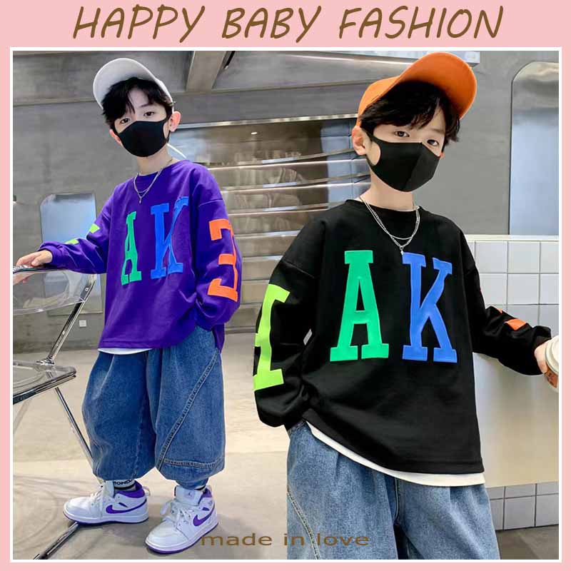 【Happy Baby】5-15Tahun Baju Cowok Lengan Panjang  SY-02