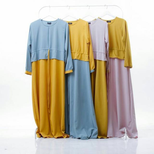 Gamis crepe Almyra Elka