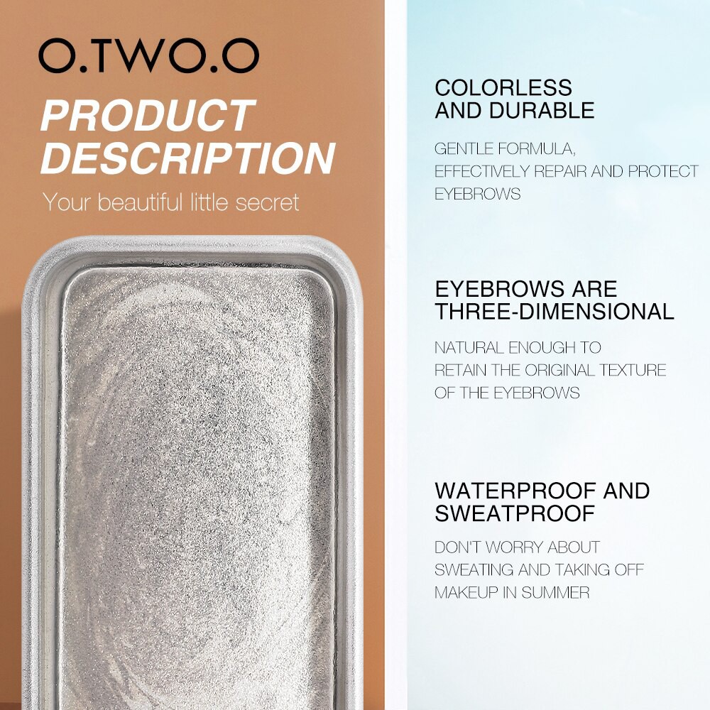 (READY &amp; ORI) O.TWO.O Otwoo Eyebrow Styling Soap Sculpt Lift Brow 9137