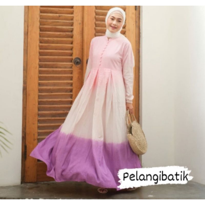 Gamis Twill Pelangi Gamis Twill Pekalongan Gamis Twill handmade