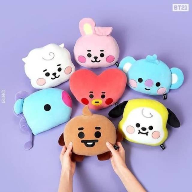  BANTAL  BONEKA BABY BT21  BTS VELBOA BORDIR Shopee Indonesia