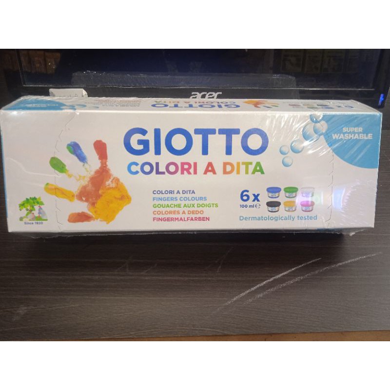 

giotto fingerpaint 6 colour