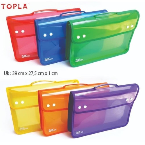 

Topla Brief Bag BB 3080 Tas Map- Map Jinjing / Tas Kancing Jenia