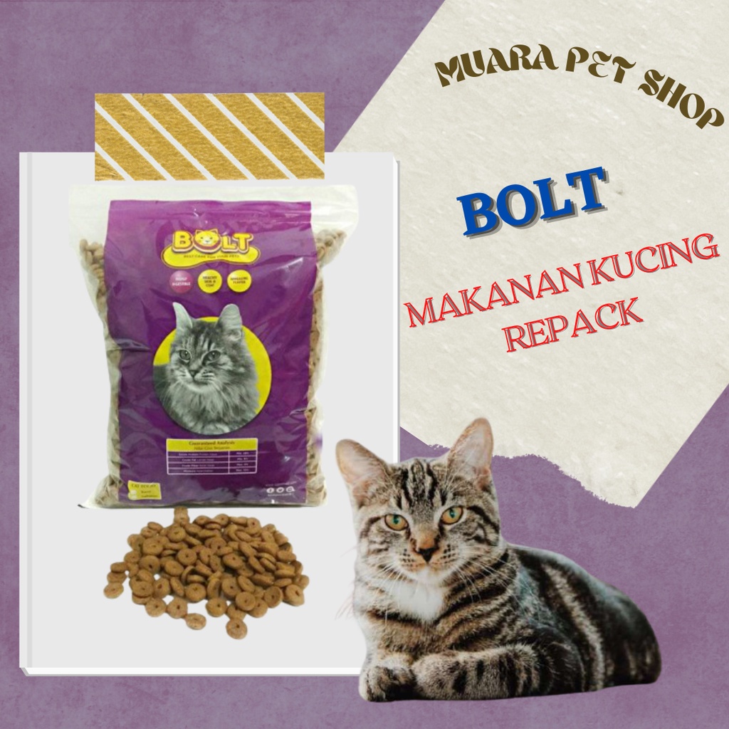 Bolt Makanan Kucing Dryfood Makanan Kucing Kering Vitamin Makanan Kucing Makanan Kitten Murah