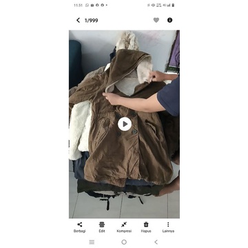 Borongan jaket winter/bulang