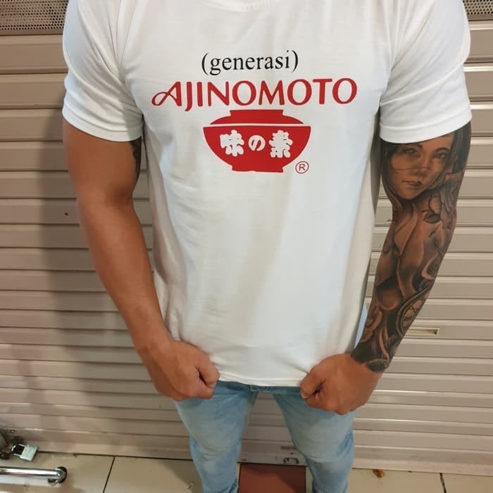 Kaos Baju Obral Combed 30 Distro GENERASi AJiNOMOTO MiCiN BAJU TSHIRT