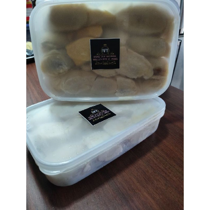 

Durian Medan kupas