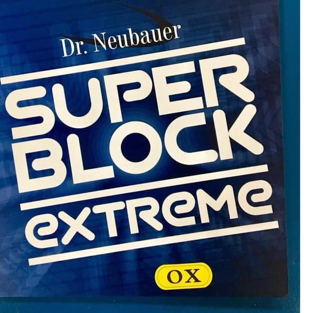 ( ͡❛ ͜ʖ ͡❛)✊ Karet Bat Tenis Meja Pingpong Dr. Neubauer Super Block Extreme OX û