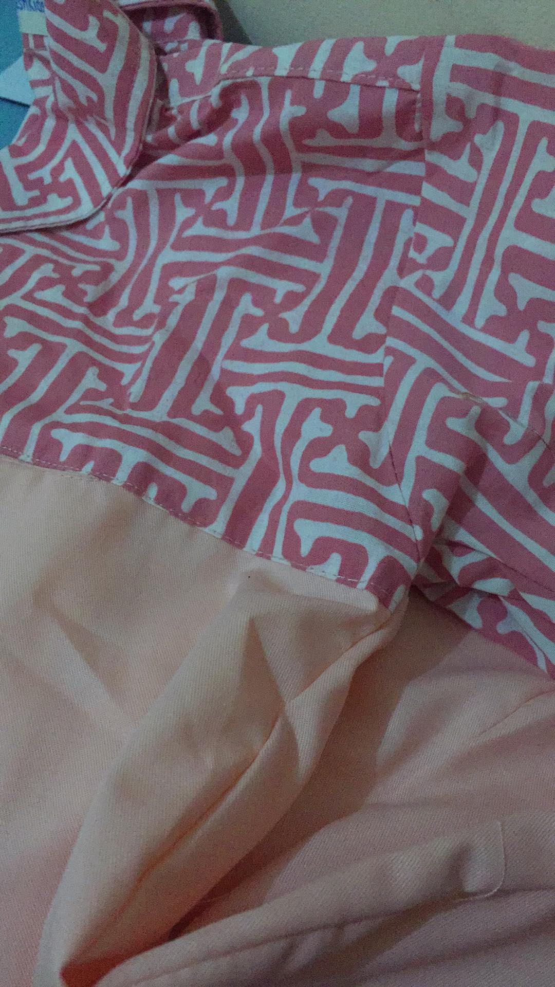 Dress Tutu Anak Perempuan | Kemeja Batik Anak | Baju Anak Couple Bonus Masker Keneshkids Ankin Pink